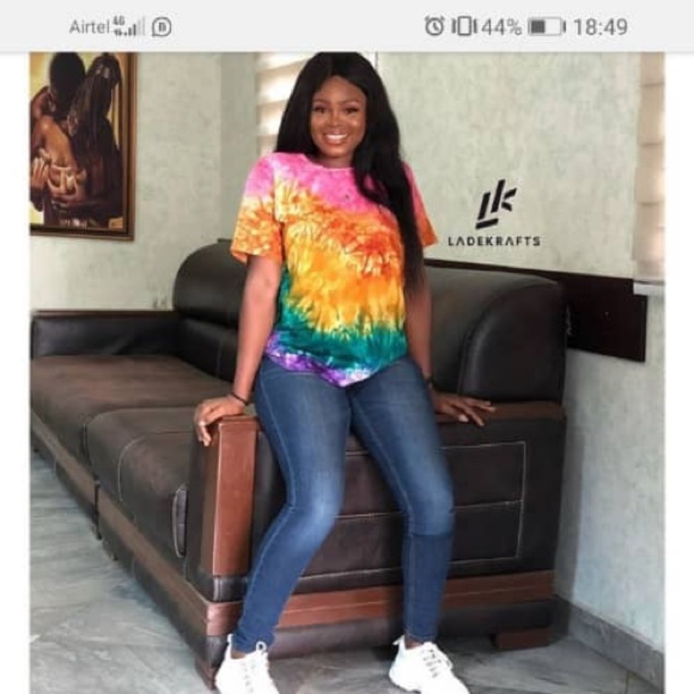 Tie &  dye ,Polo Tops ,Hand made (Adire) Unisex